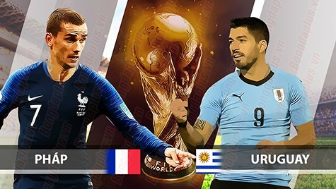 Soi kèo tài xỉu Pháp vs Uruguay vòng tứ kết World Cup 2018