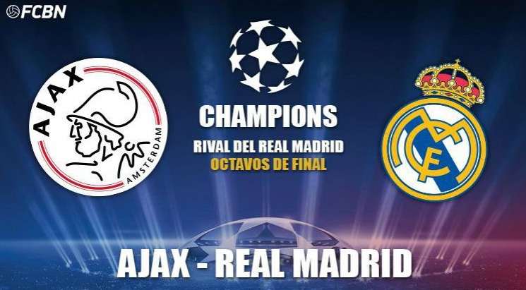 Ajax vs Real Madrid cúp C1 châu Âu
